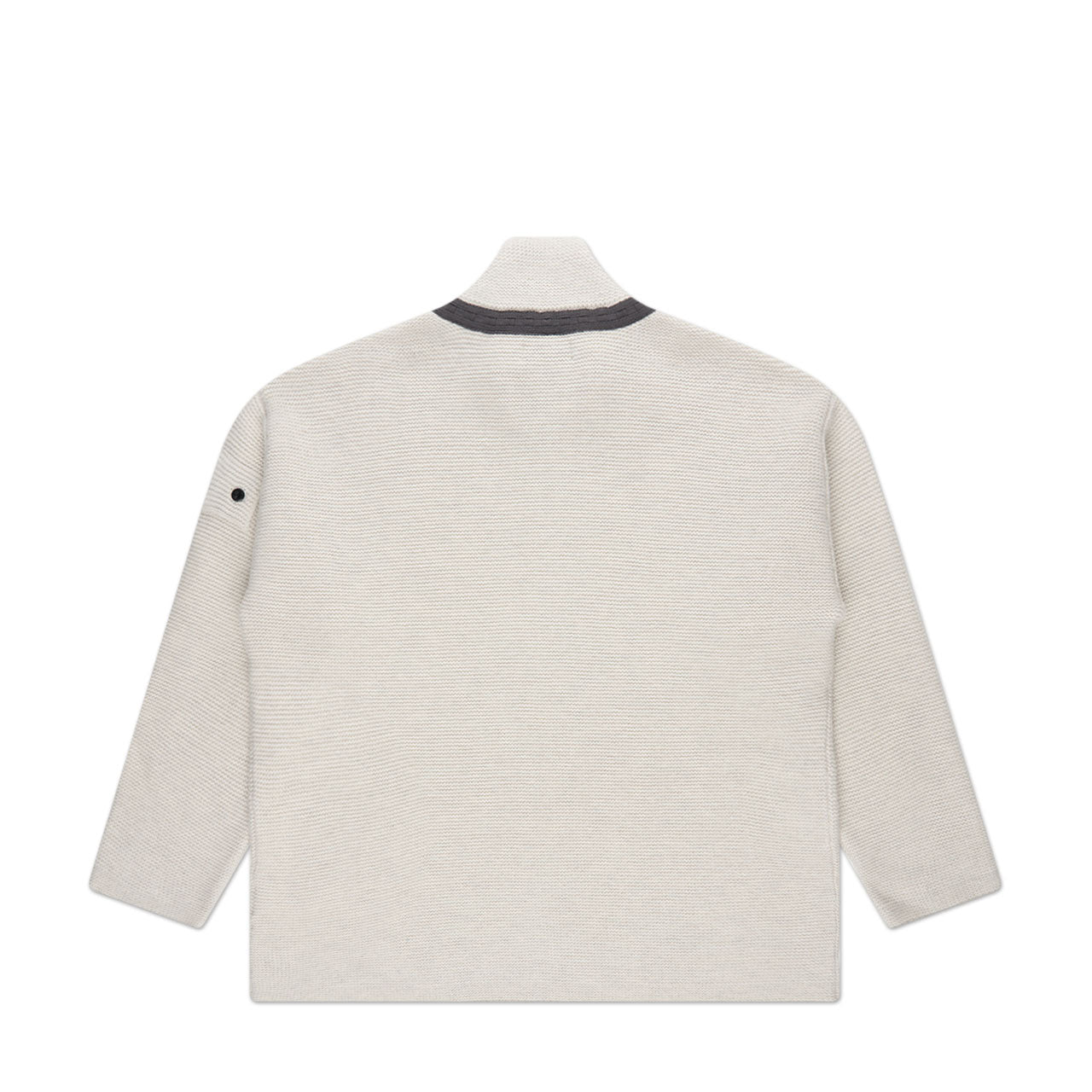 stone island shadow knit jacket (cream) - a.plus