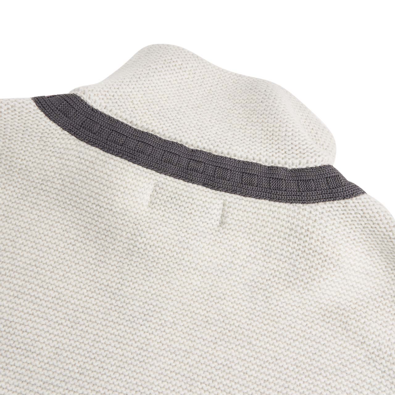stone island shadow knit jacket (cream) - a.plus