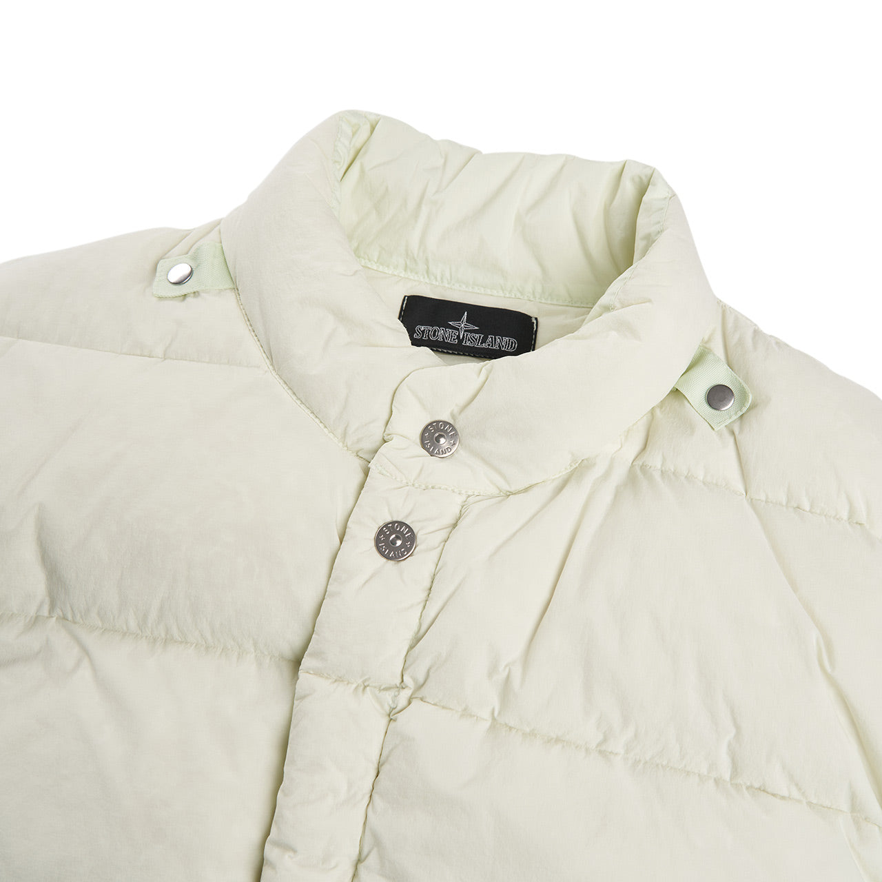 stone island shadow project down vest (light green) - a.plus