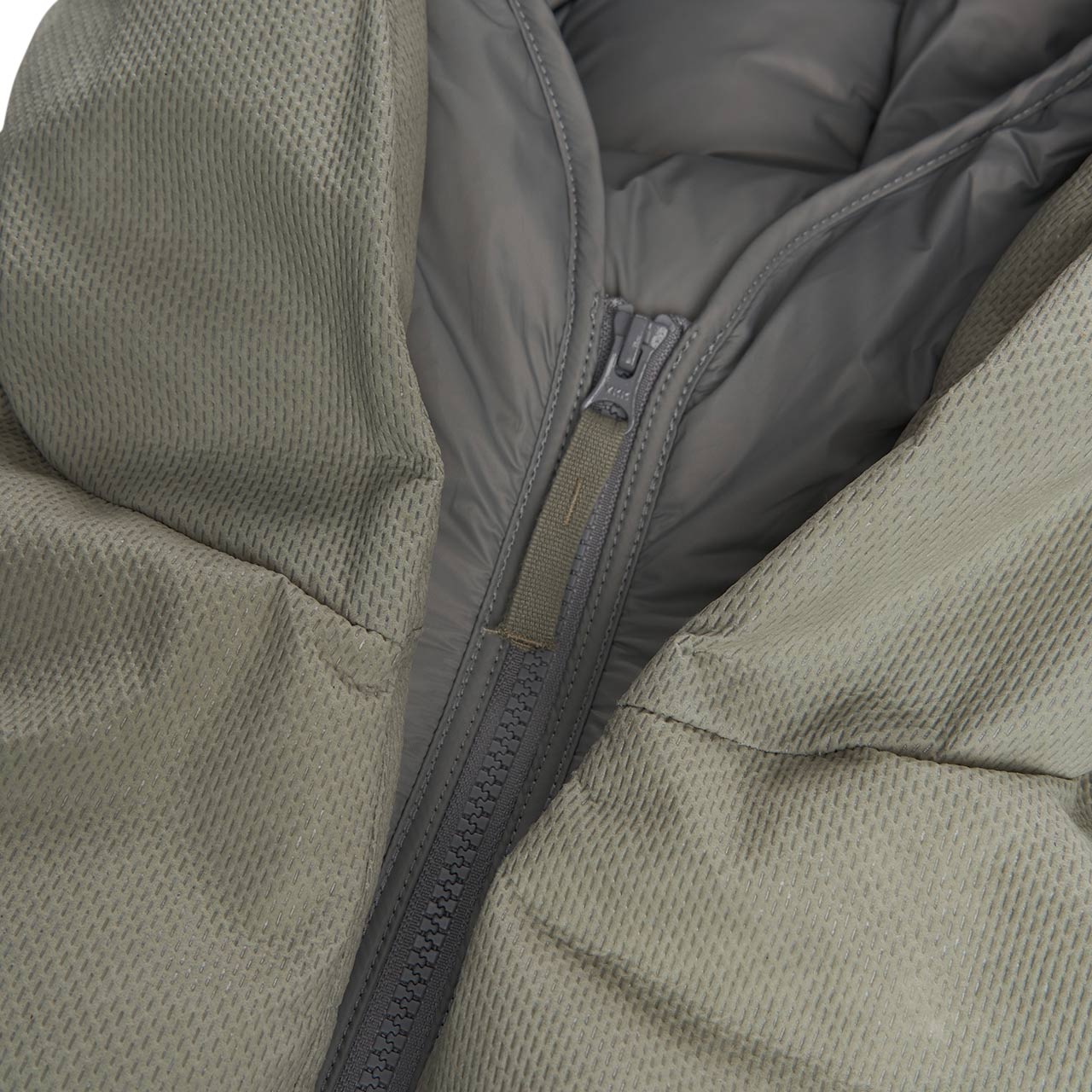 stone island shadow project real down jacket (olive) - a.plus