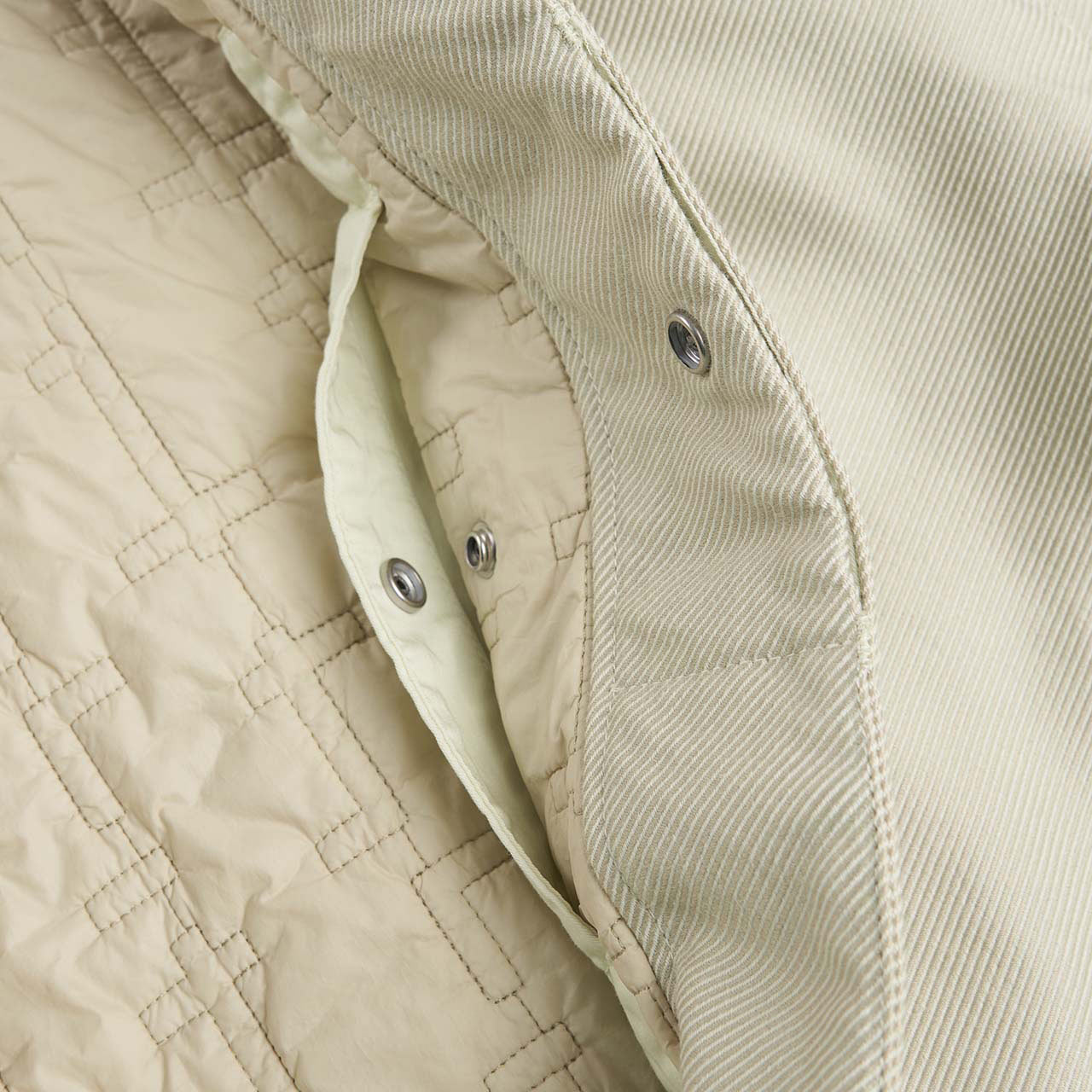 stone island shadow project overshirt (beige) - a.plus