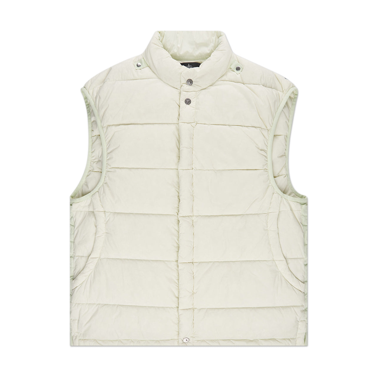stone island shadow project down vest (light green) - a.plus