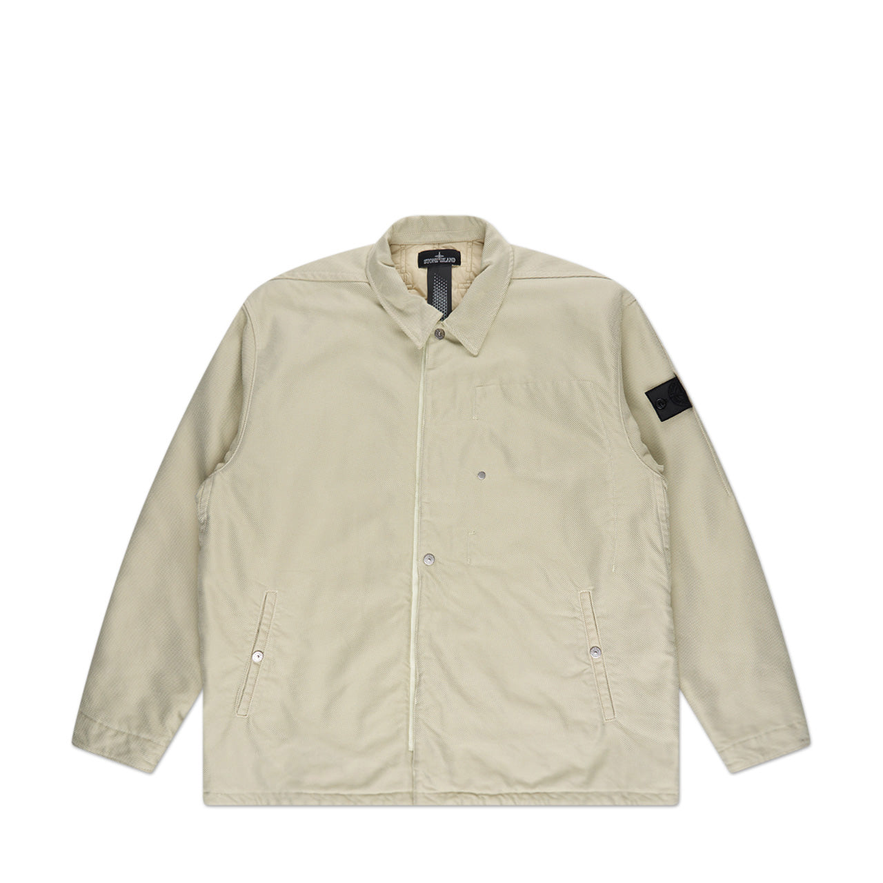 stone island shadow project overshirt (beige) - a.plus