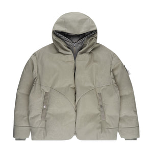stone island shadow project real down jacket (olive) - a.plus