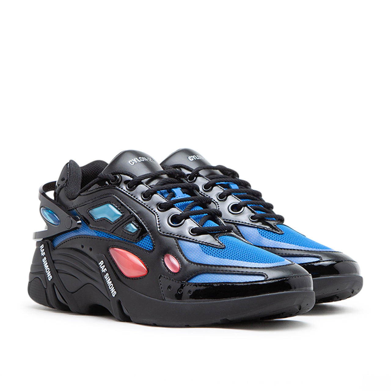raf simons cylon-21 (black / blue) - a.plus