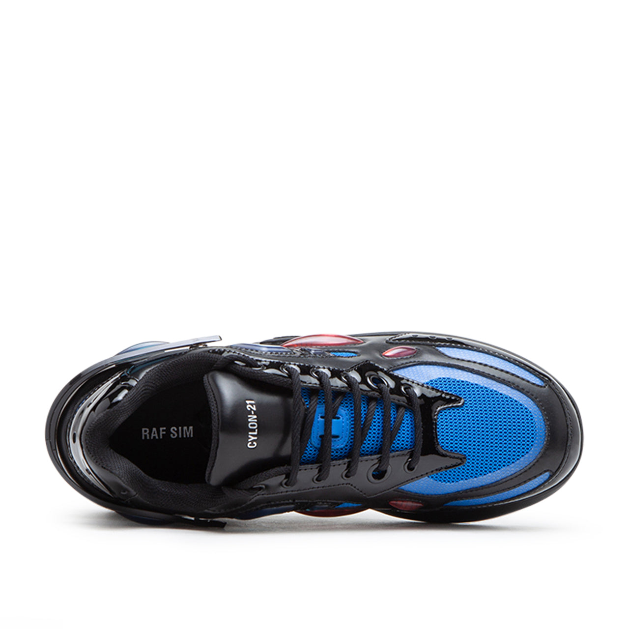 raf simons cylon-21 (black / blue) - a.plus