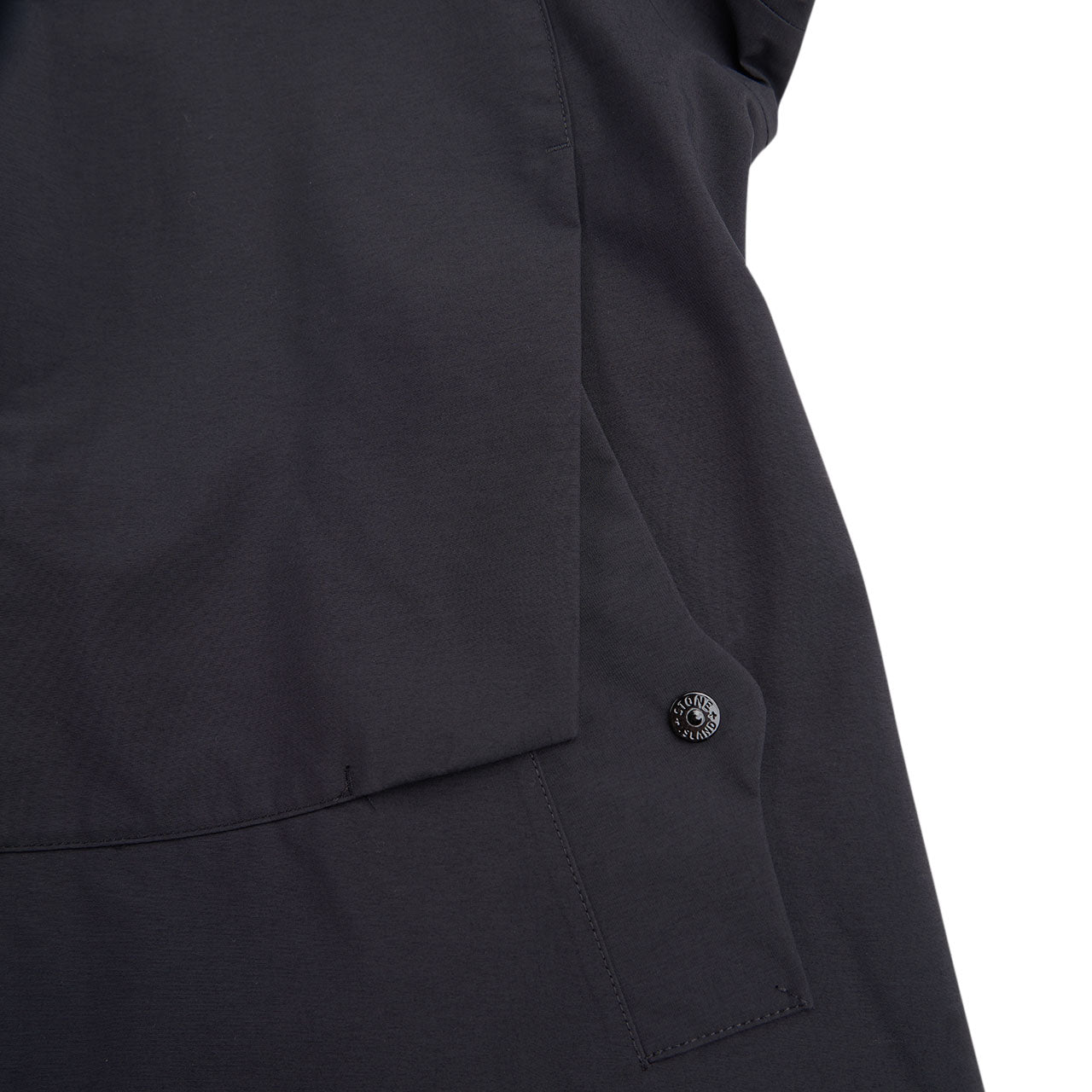 stone island shadow project trench coat (black) - a.plus