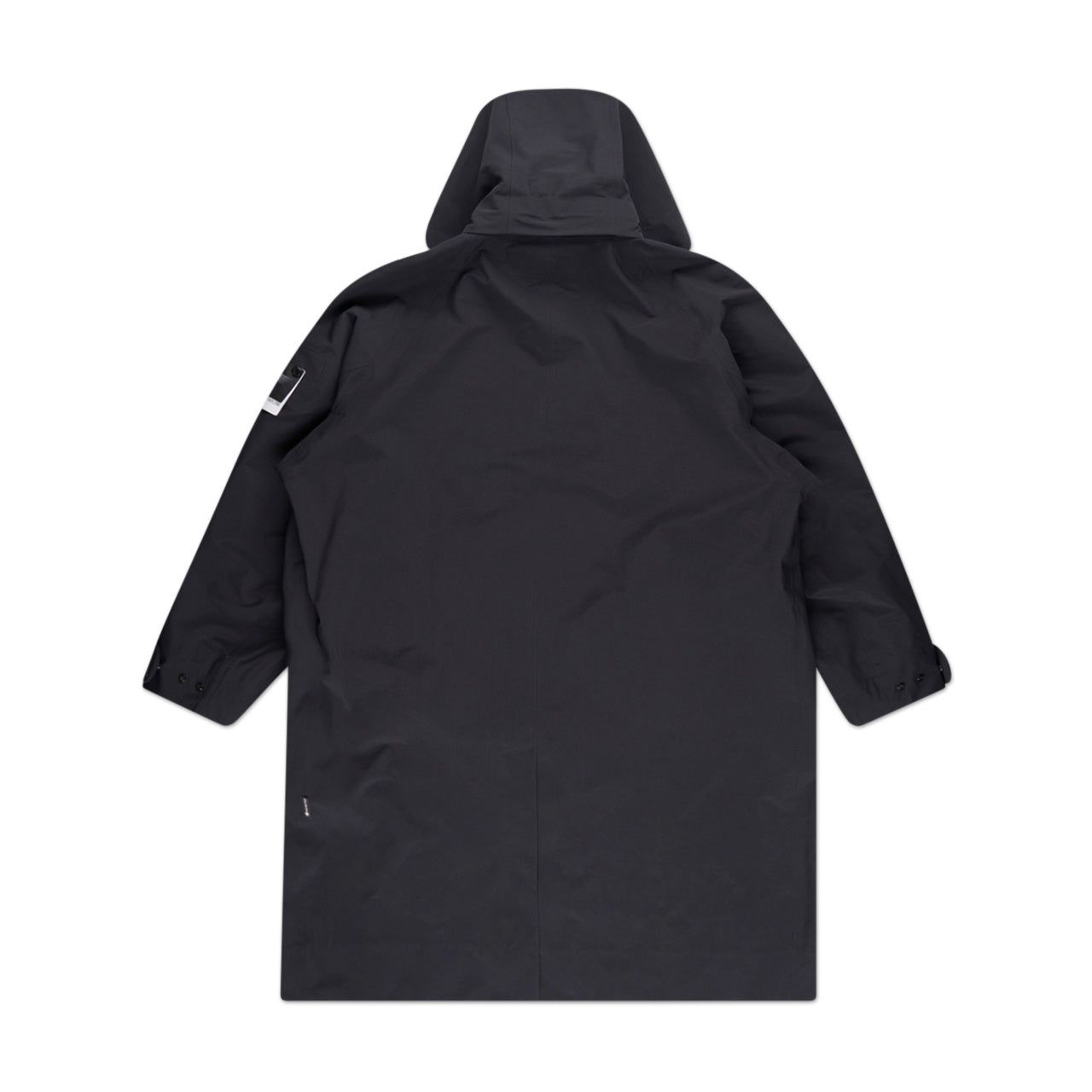 stone island shadow project trench coat (black) - a.plus