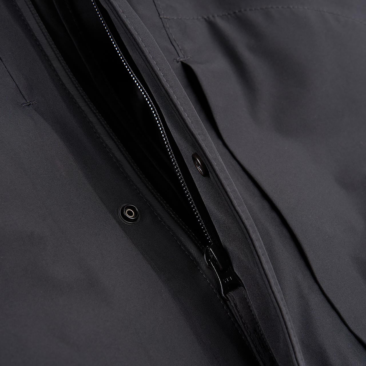 stone island gore-tex down jacket (black) - a.plus