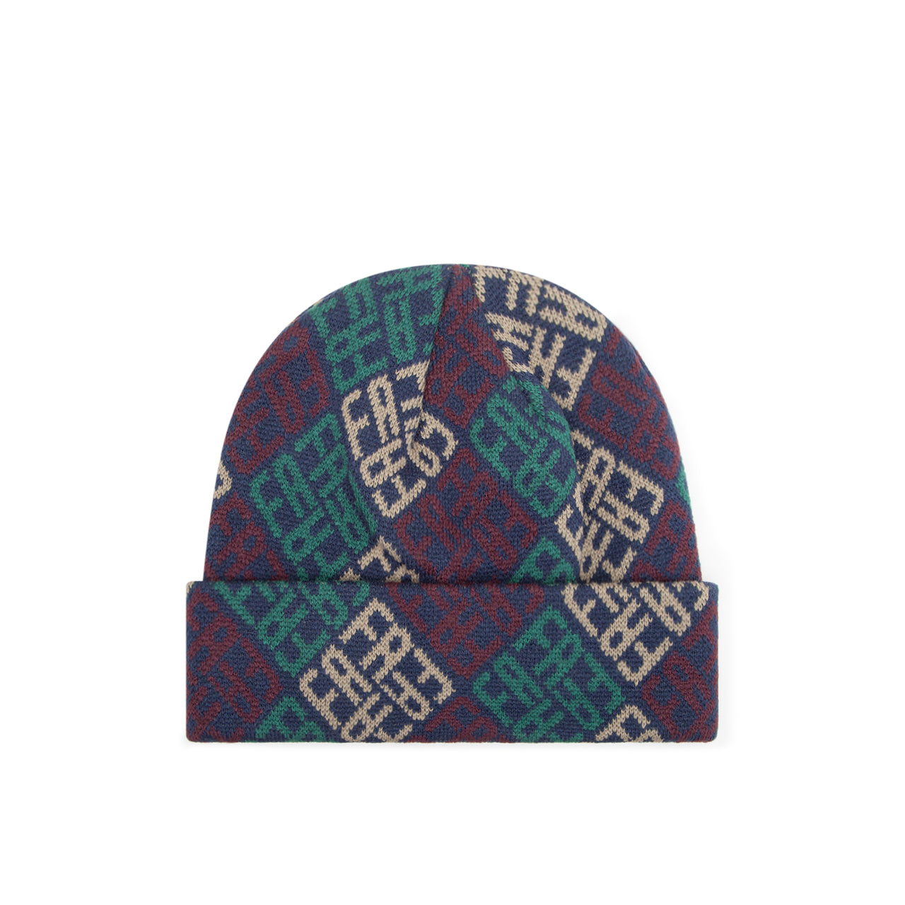 fucking awesome monogram cuff beanie (navy) - a.plus