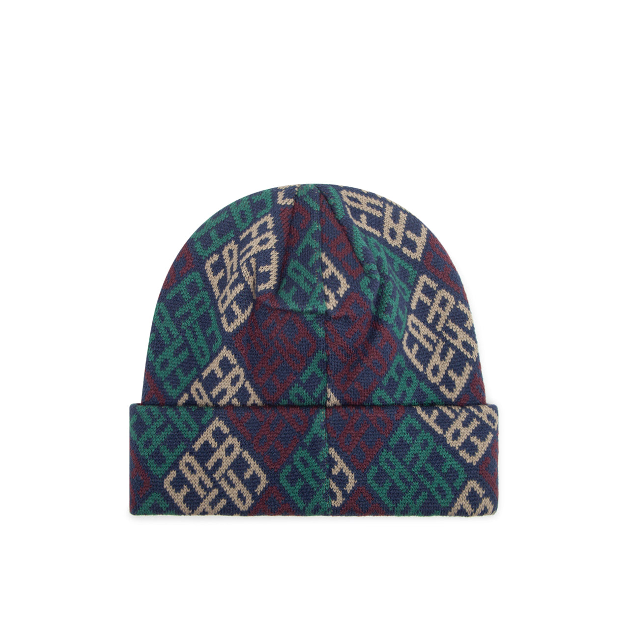 fucking awesome monogram cuff beanie (navy) - a.plus