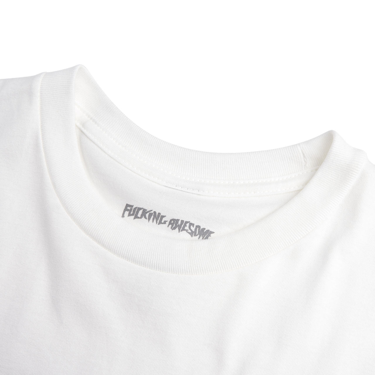 fucking awesome dill cut up logo tee (white) - a.plus