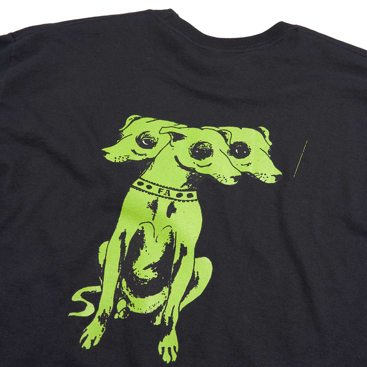 fxxxing awesome three headed dog longsleeve (black) - a.plus