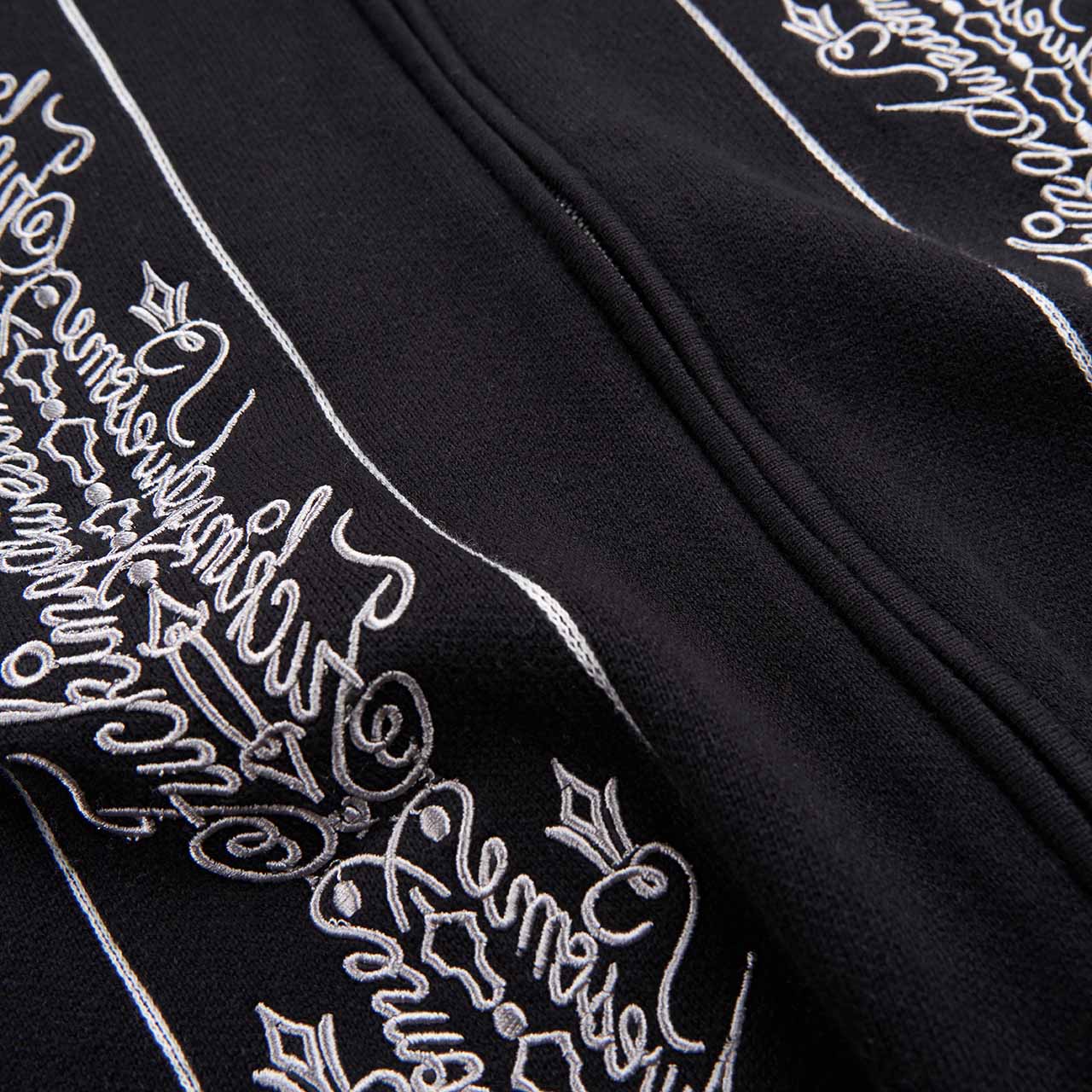 fucking awesome bullshirt zip cardigan (black) - a.plus