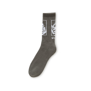 vans x wtpas crew socks (olive) - a.plus