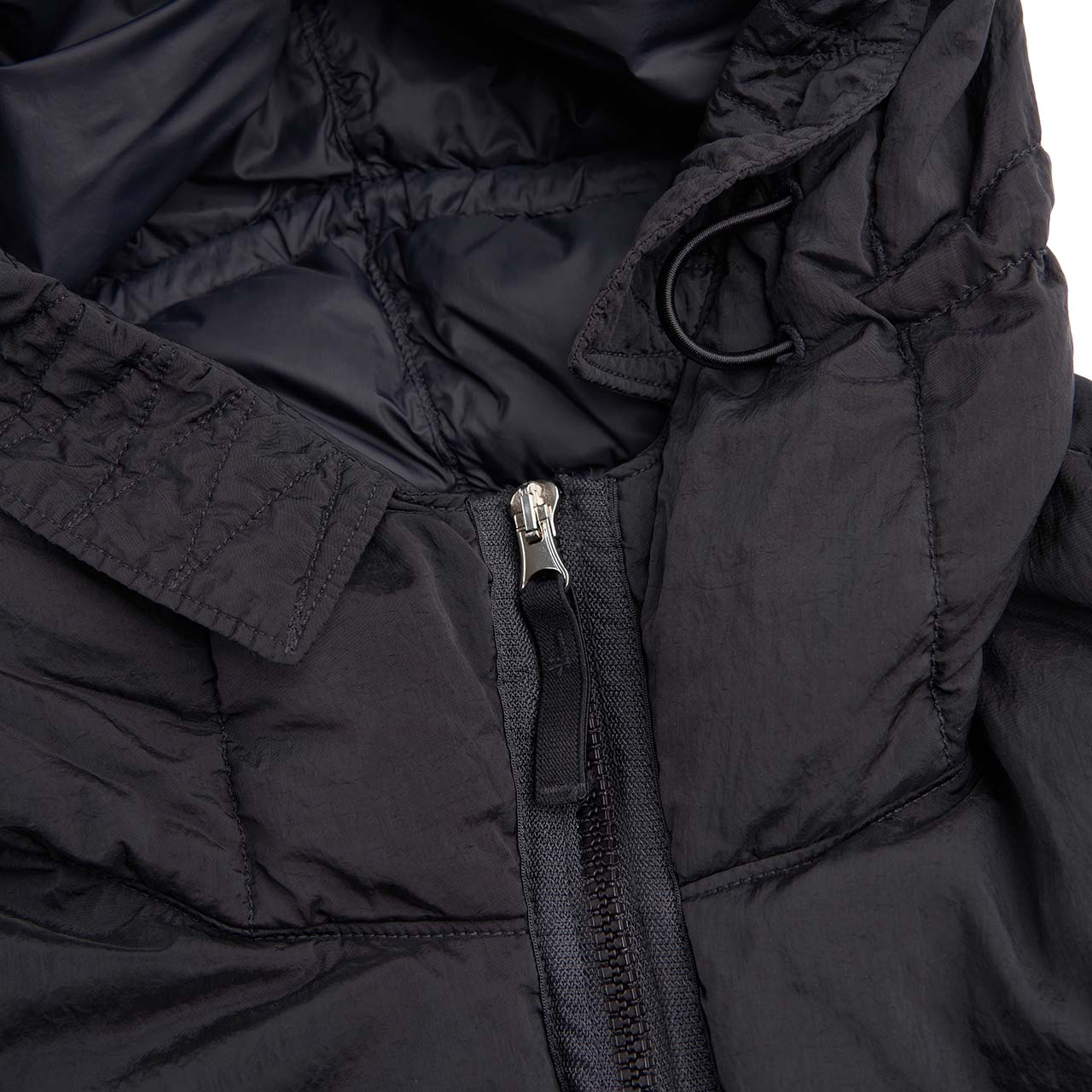 stone island down jacket (black) - a.plus