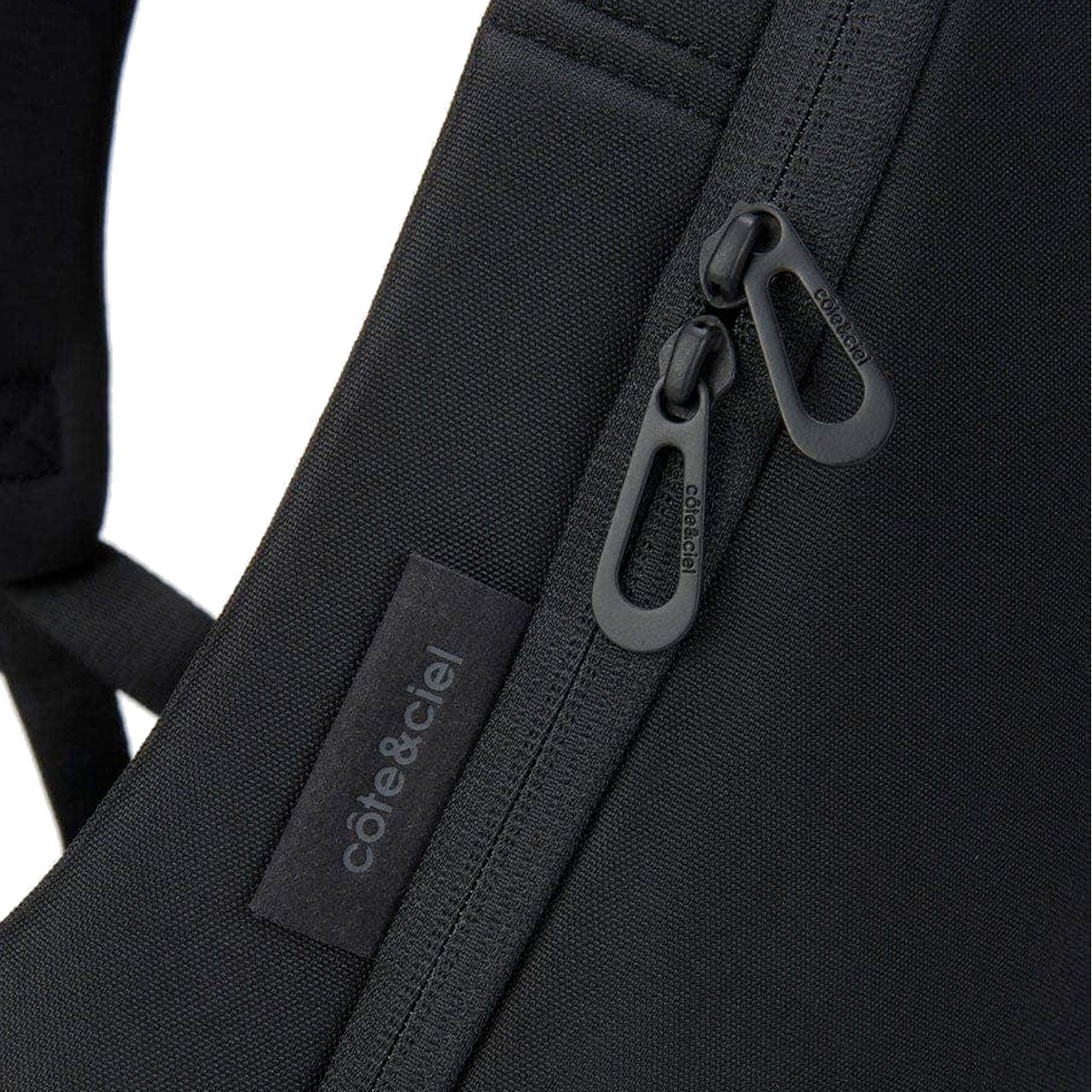 côte&ciel isar small ecoyarn backpack (black) - a.plus