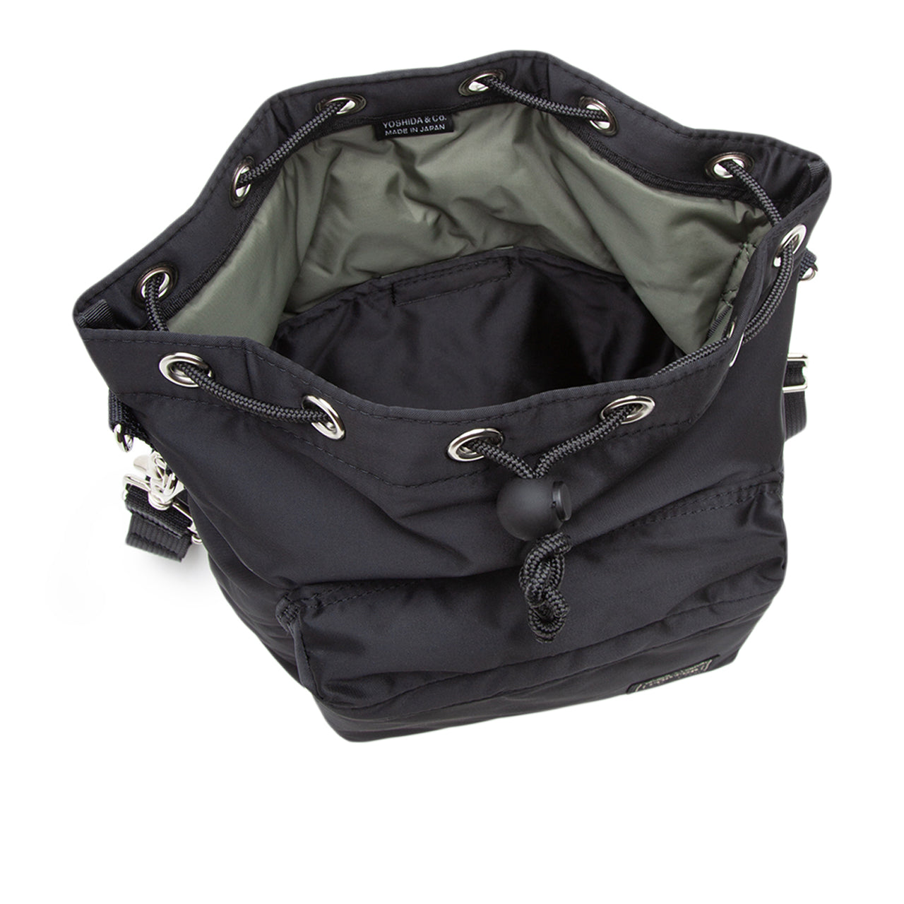 porter by yoshida small balloon sac bag (black) - a.plus