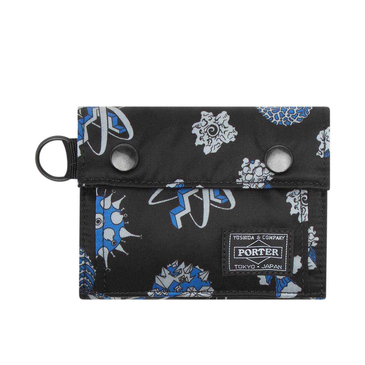 porter-yoshida & co. x will sweeney strap wallet (black) - a.plus