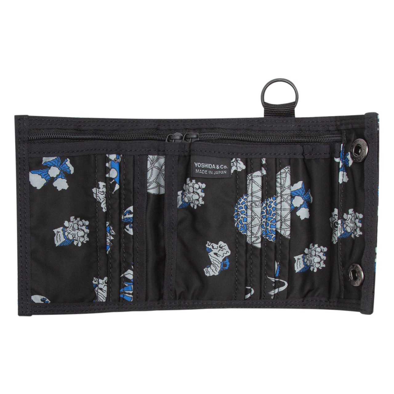 porter-yoshida & co. x will sweeney strap wallet (black) - a.plus