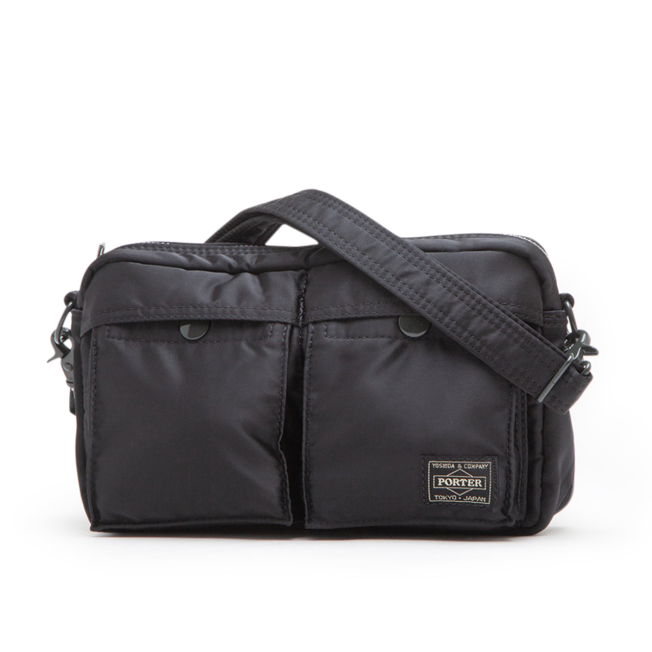 porter by yoshida tanker shoulder bag (black) - a.plus