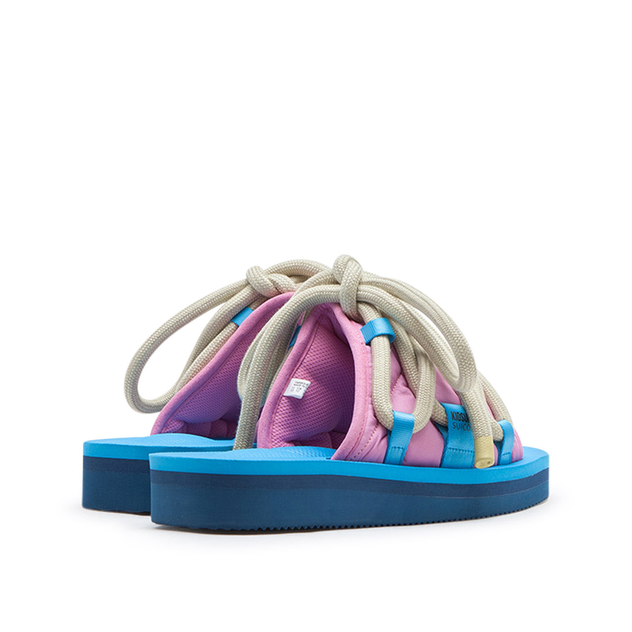suicoke x kidsuper muuk-abks (pink / turquoise / beige) - a.plus