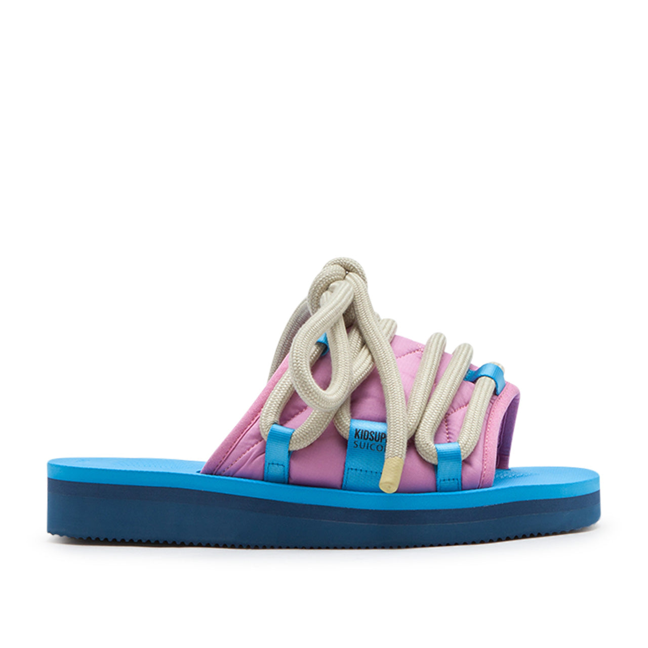 suicoke x kidsuper muuk-abks (pink / turquoise / beige) - a.plus
