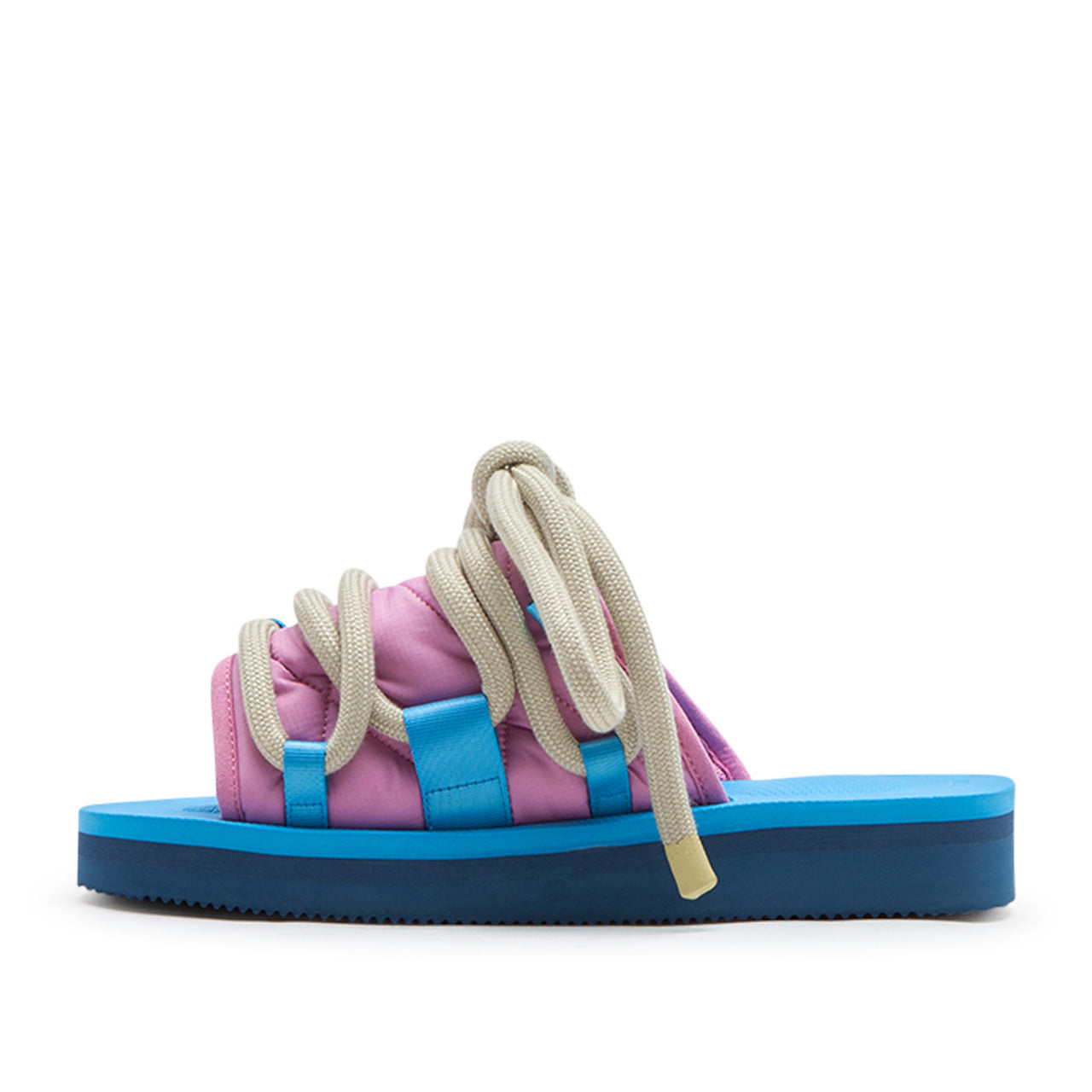 suicoke x kidsuper muuk-abks (pink / turquoise / beige) - a.plus