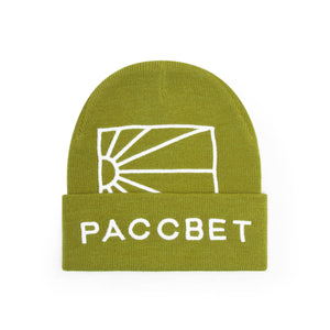 rassvet big logo beanie (light green) - a.plus