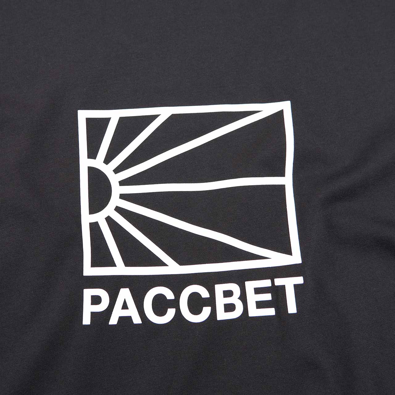 rassvet big logo t-shirt (black) - a.plus