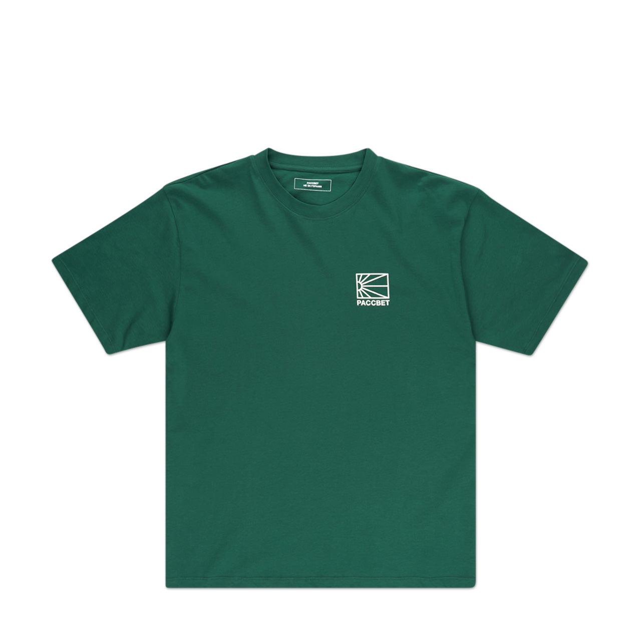 rassvet small logo t-shirt (dark green) - a.plus