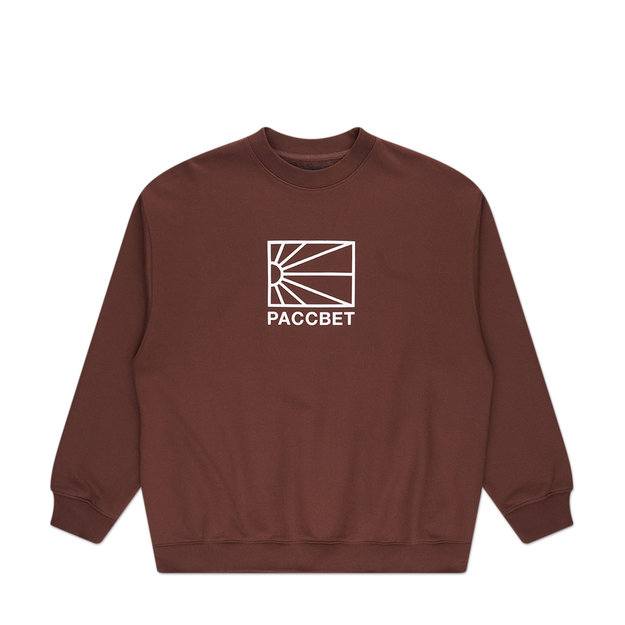 rassvet big logo sweatshirt (brown) - a.plus