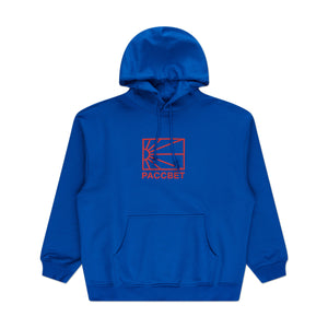 rassvet big logo hoodie (blue) - a.plus