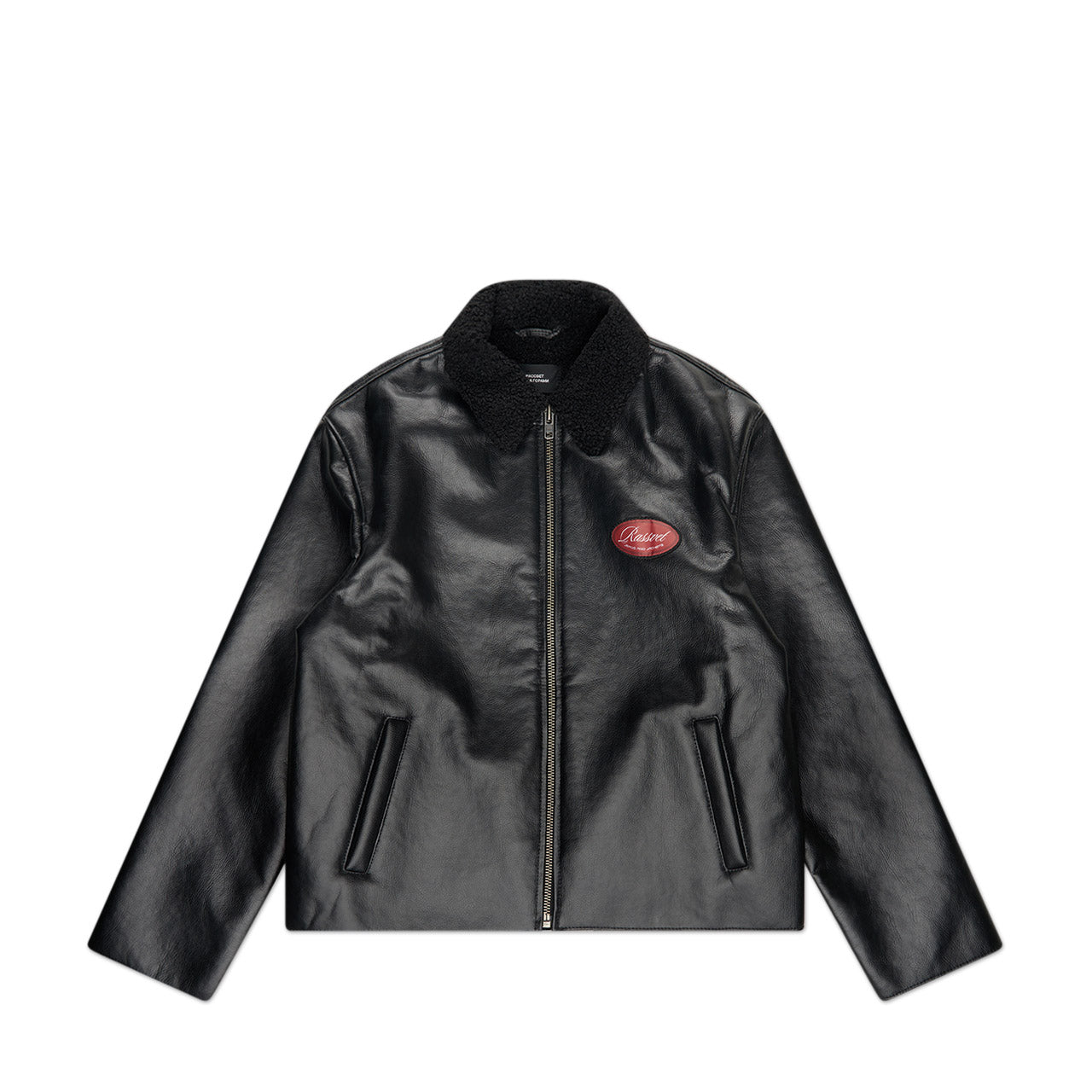 rassvet varsity jacket (black) - a.plus