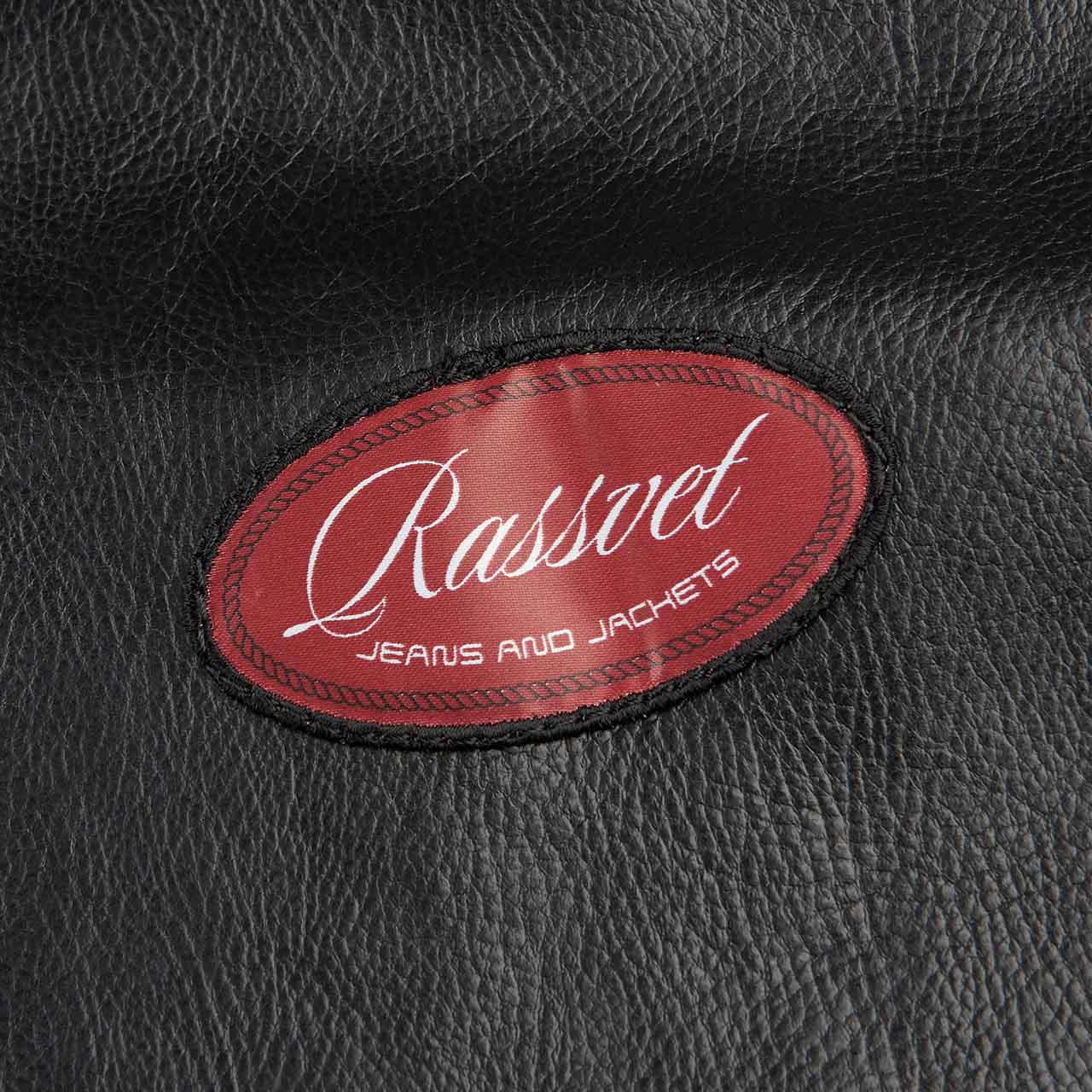 rassvet varsity jacket (black) - a.plus