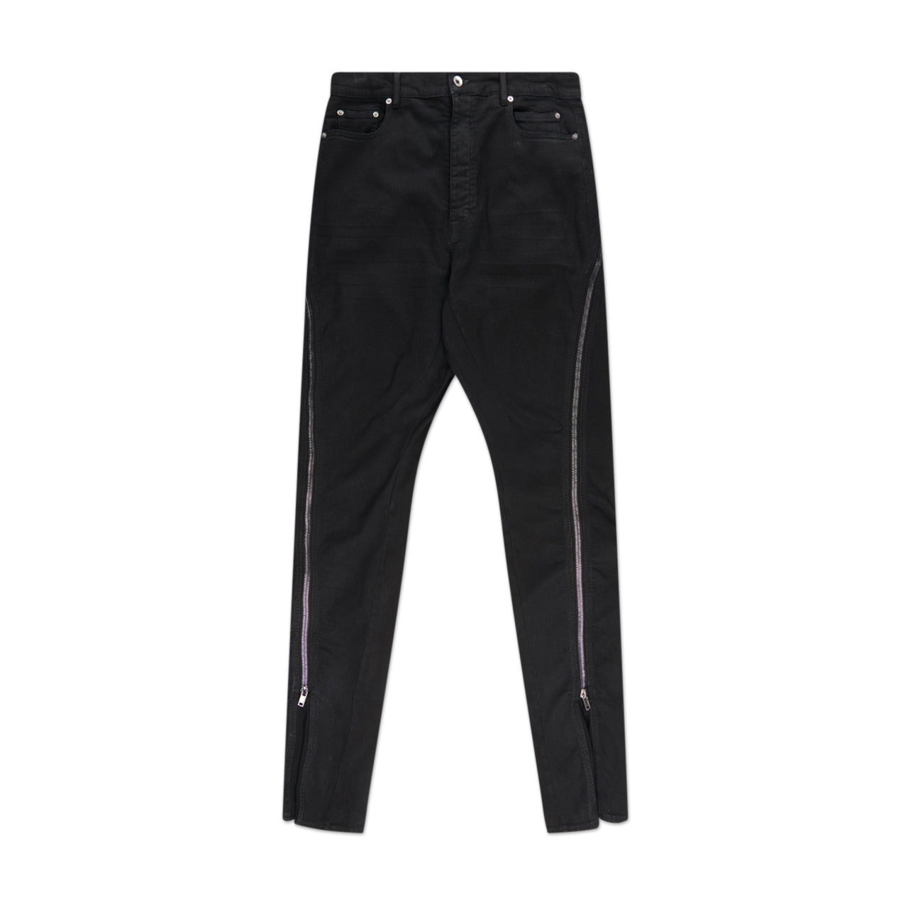 rick owens drkshdw bolan banana denim pants (black) - a.plus