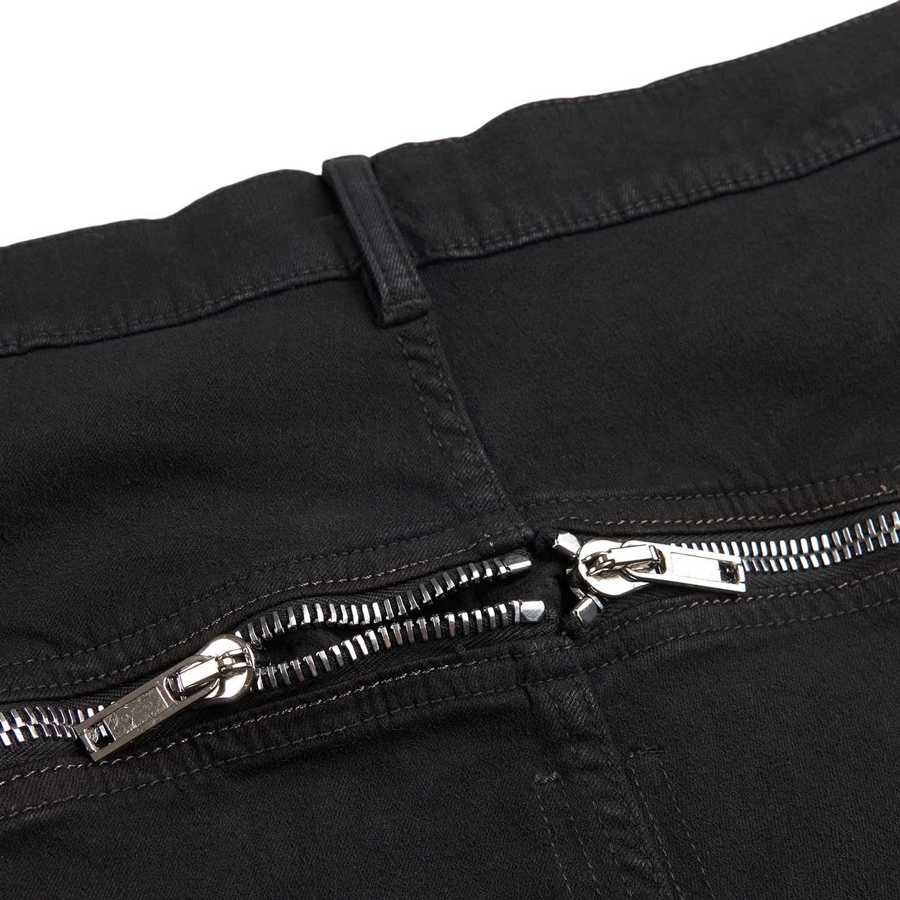 rick owens drkshdw bolan banana denim pants (black) - a.plus