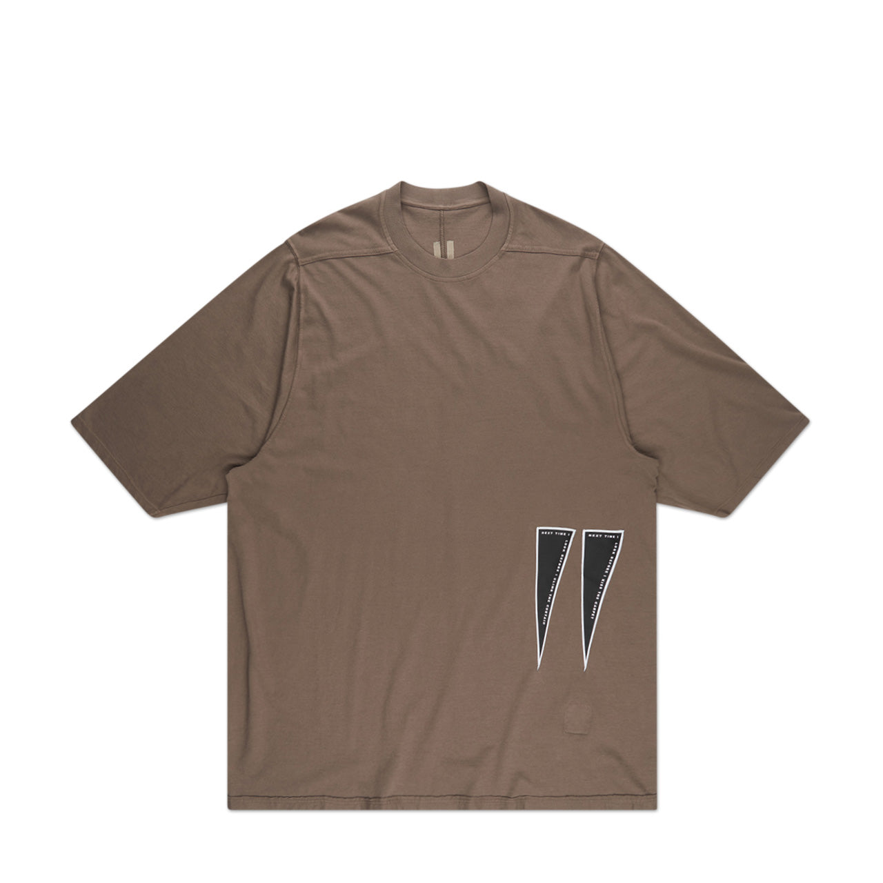 rick owens drkshdw jumbo knit t-shirt (dust) - a.plus