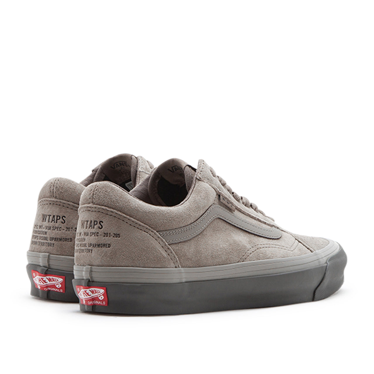 vans vault x wtaps ua og old skool lx (brown) - a.plus