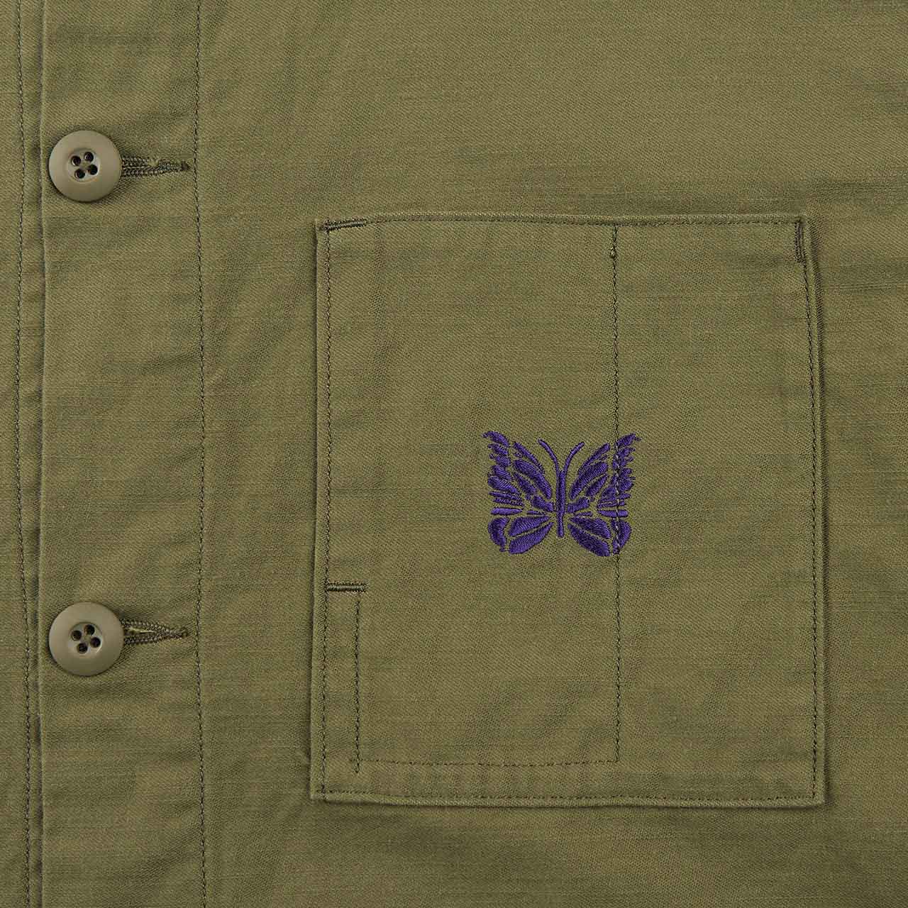 needles d.n. coverall jacket (olive) - a.plus