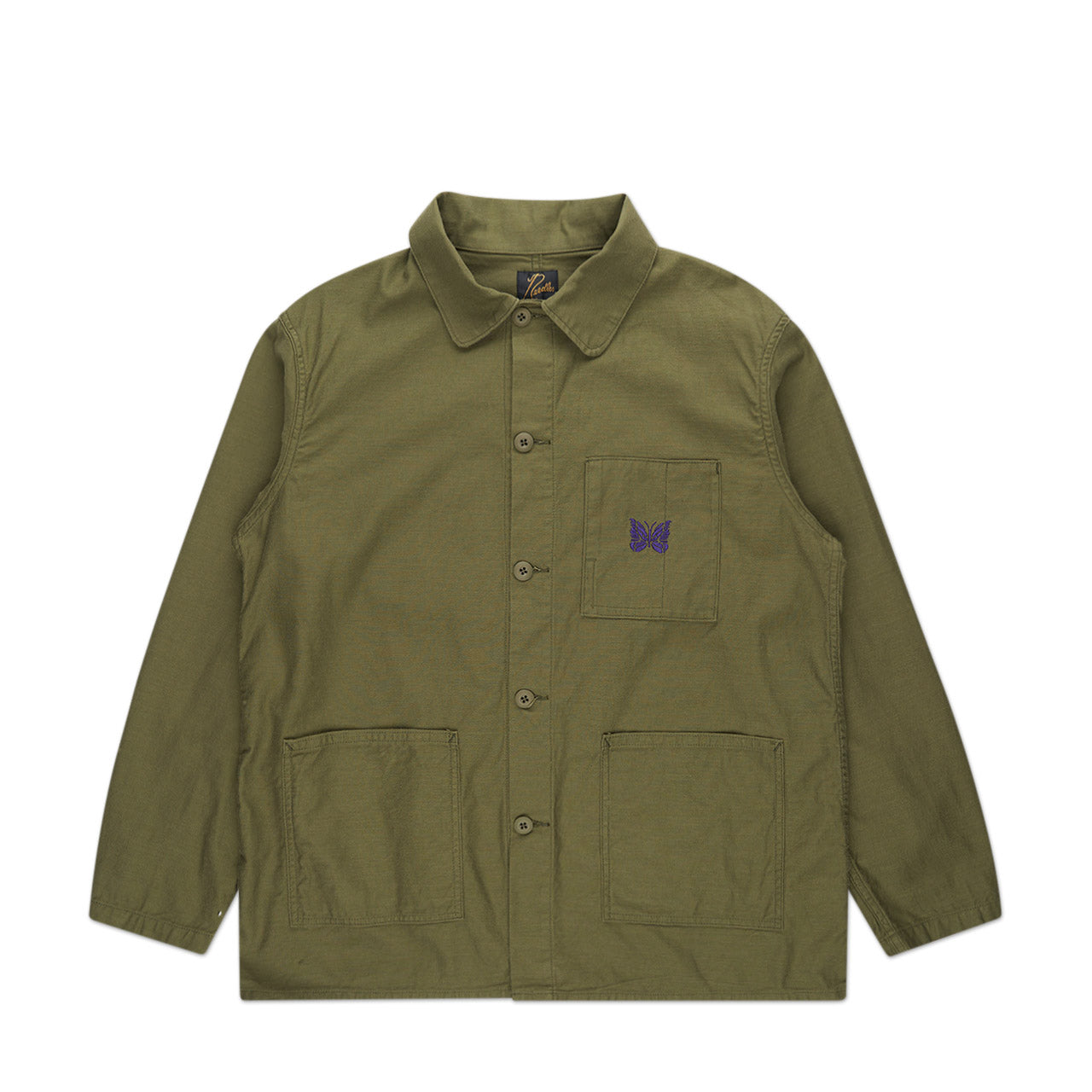 needles d.n. coverall jacket (olive) - a.plus