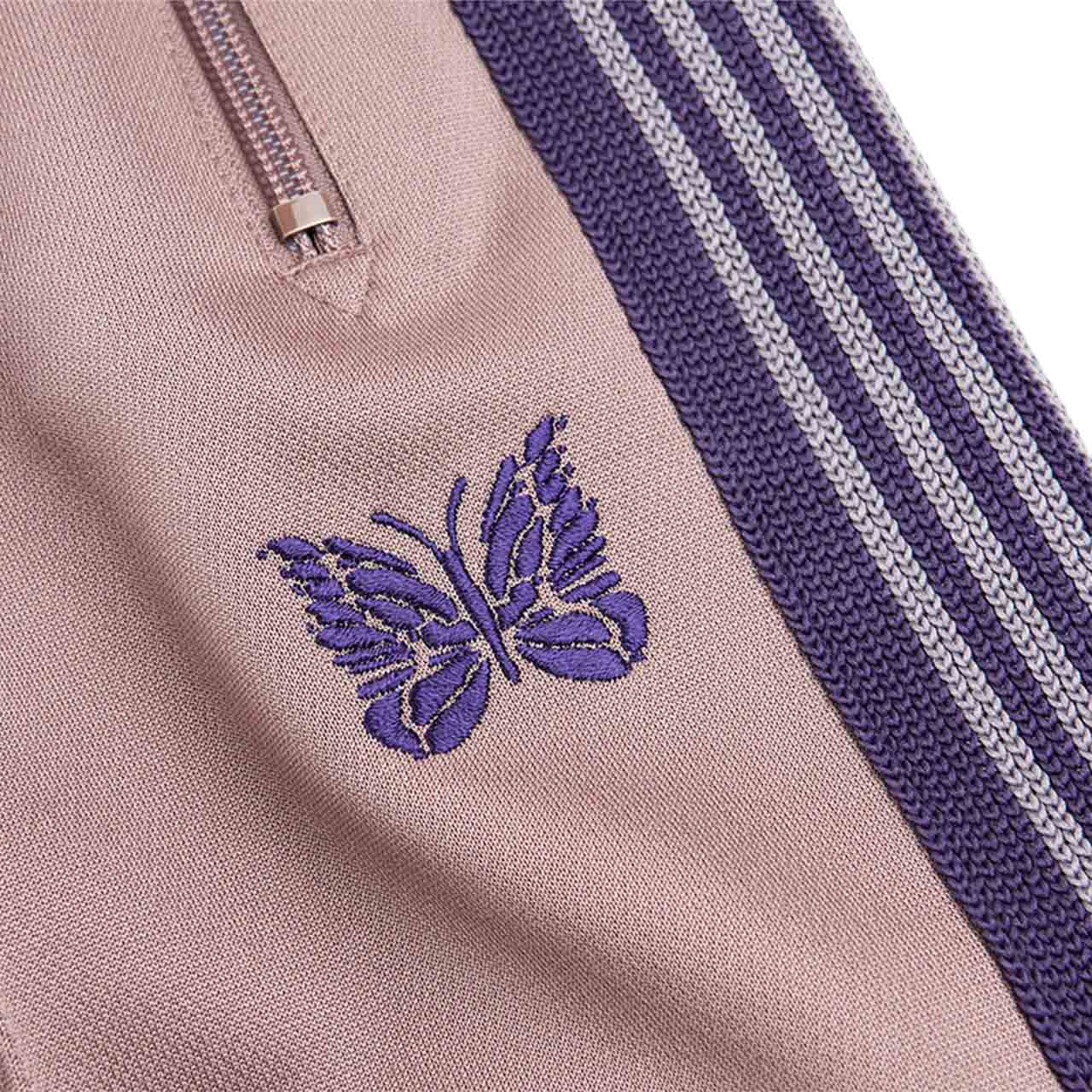 needles side stripe track pants (taupe) - a.plus