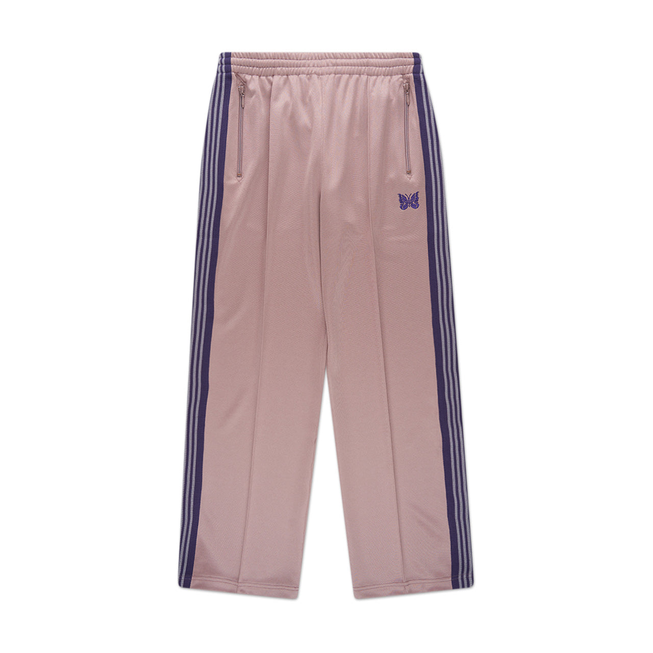 needles side stripe track pants (taupe) - a.plus