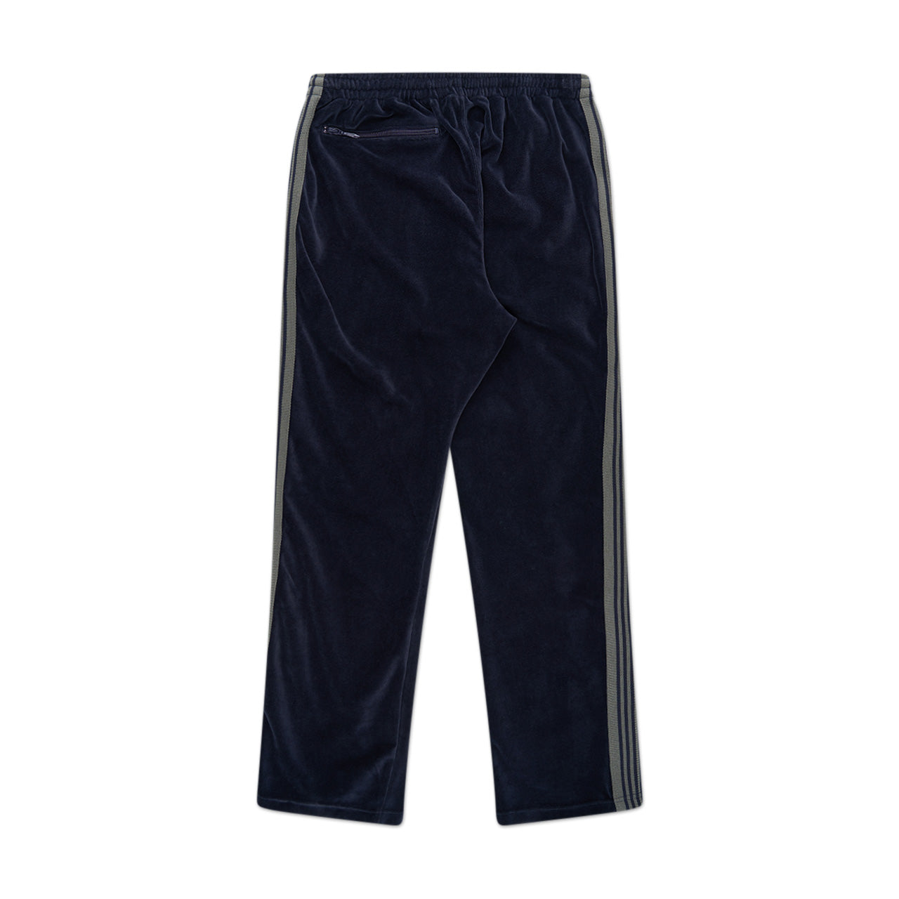 needles narrow velour trackpant (navy) - a.plus