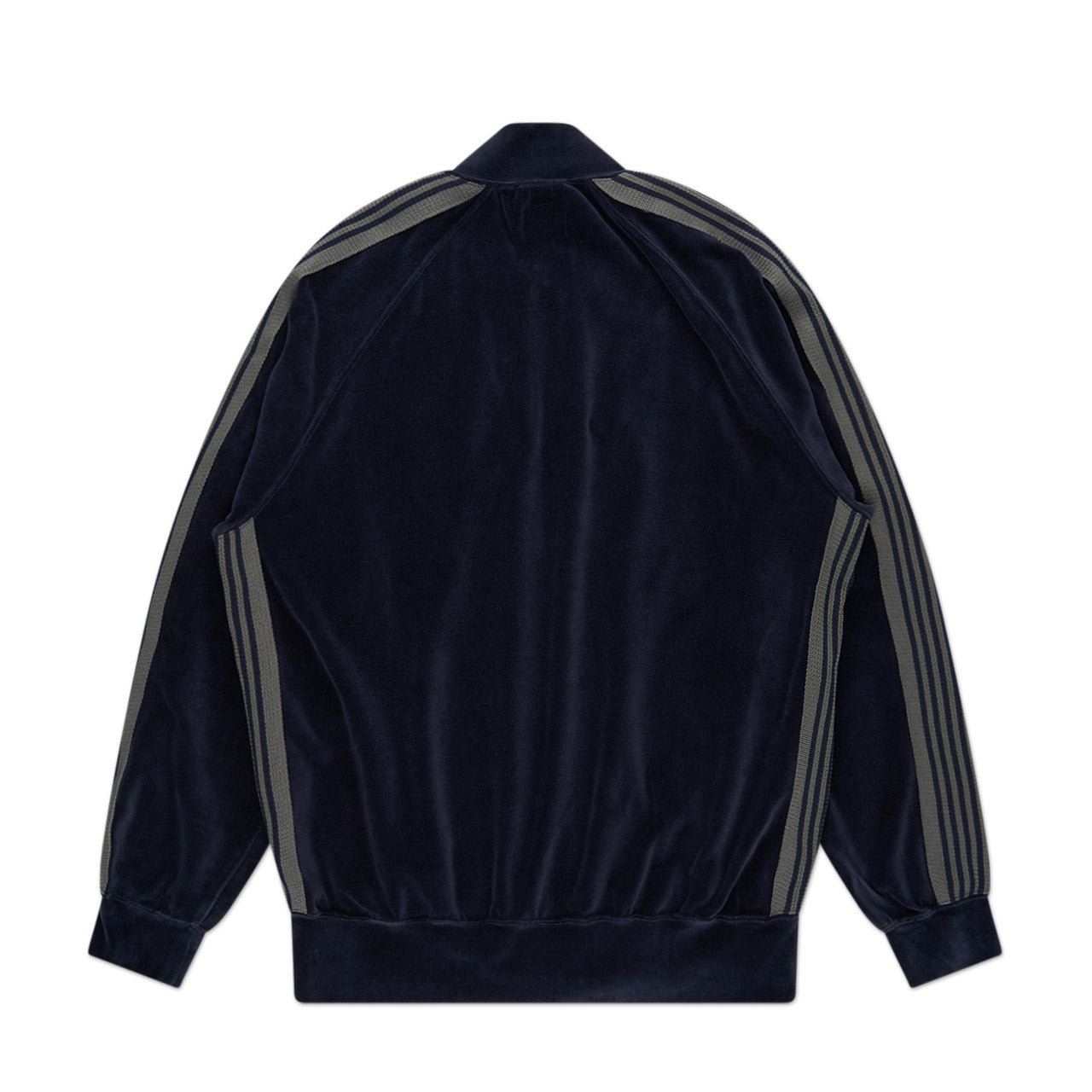 needles side stripe track velour jacket (navy) - a.plus