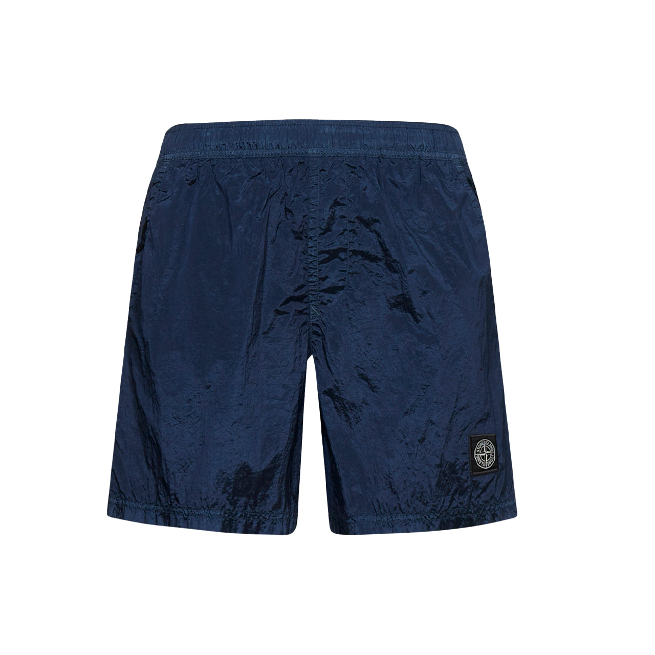 stone island regenerated nylon shorts (navy) - a.plus
