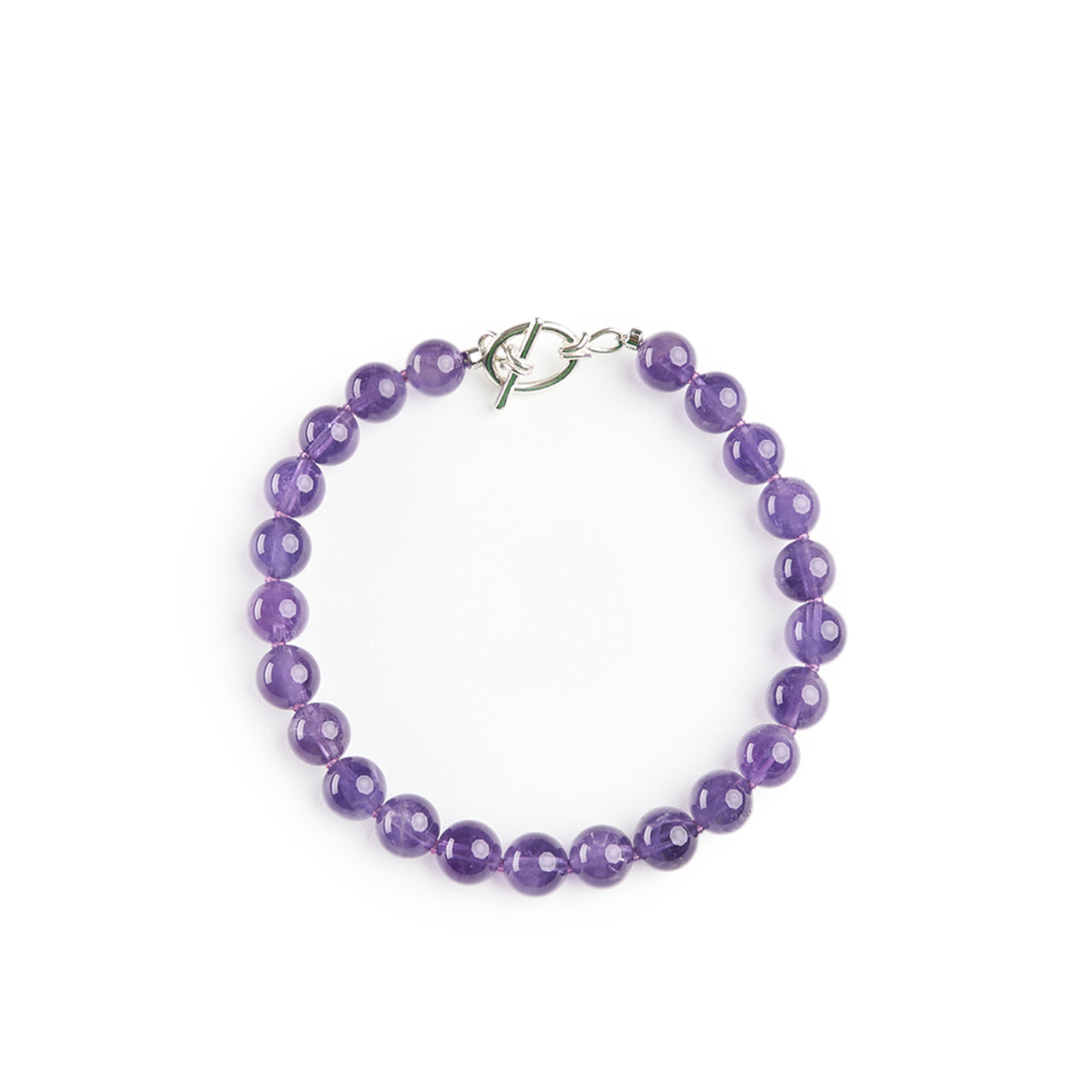 needles amethyst bracelet (purple) - a.plus