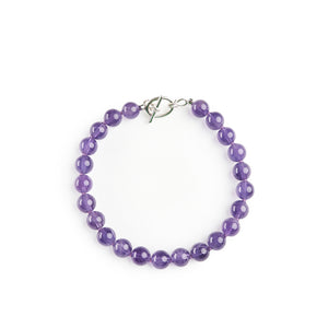 needles amethyst bracelet (purple) - a.plus