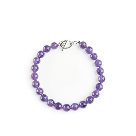 needles amethyst bracelet (purple) - a.plus