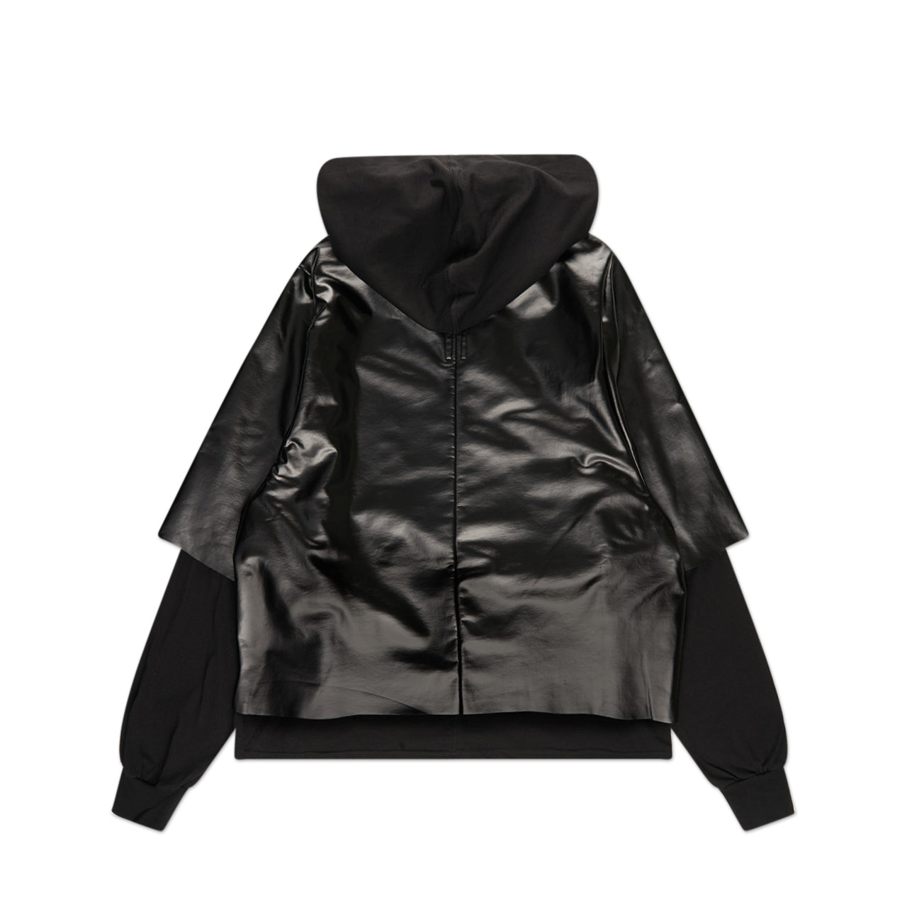 rick owens drkshdw hustler hoodie (black) - a.plus